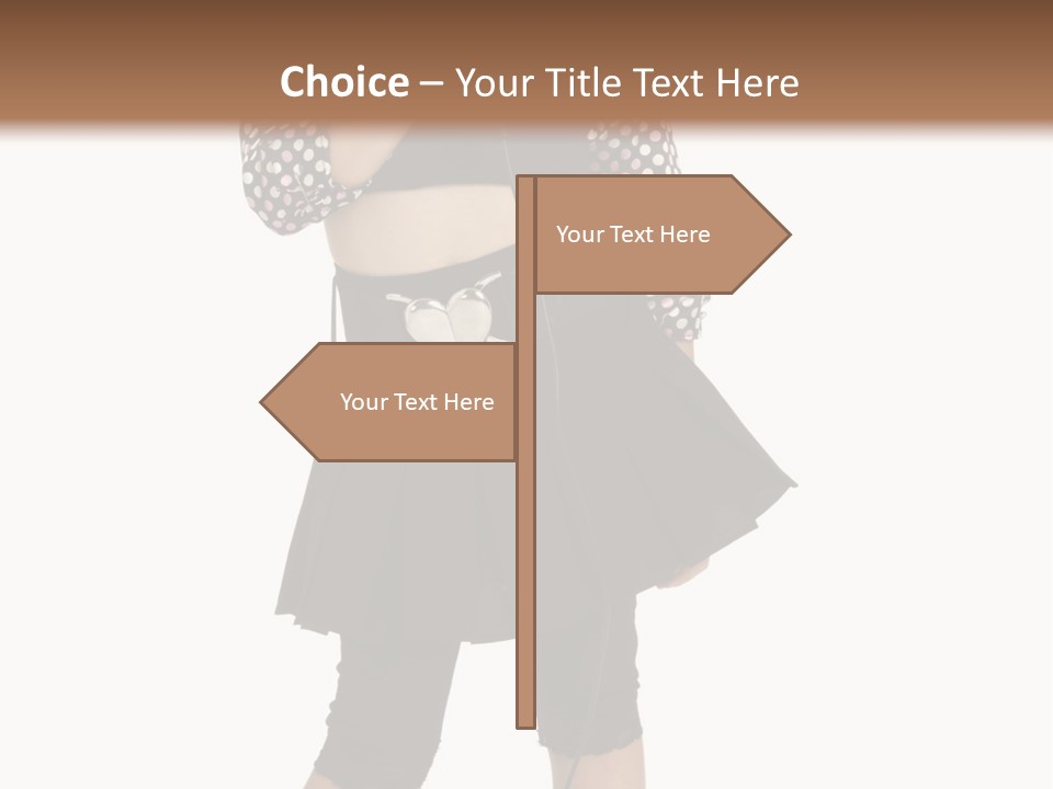 Music Vertical Child PowerPoint Template