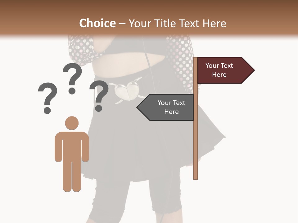 Music Vertical Child PowerPoint Template