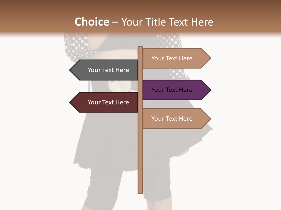 Music Vertical Child PowerPoint Template