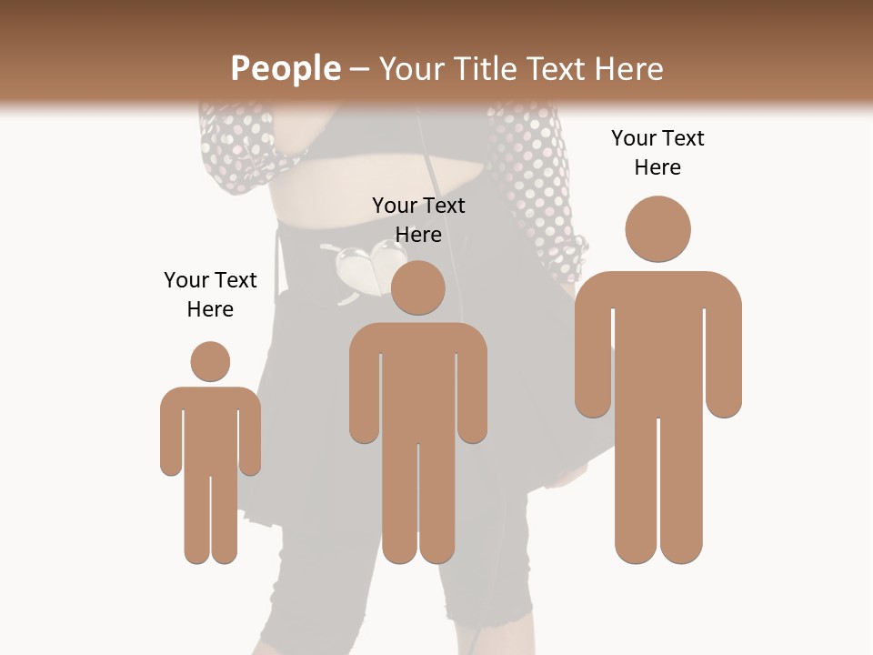 Music Vertical Child PowerPoint Template