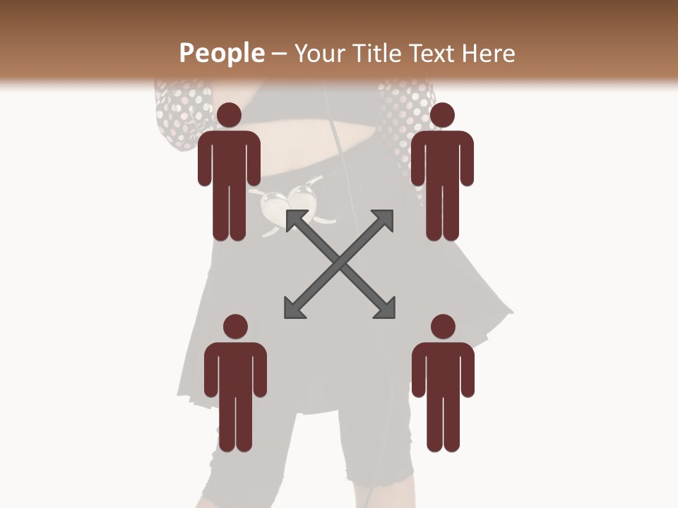 Music Vertical Child PowerPoint Template