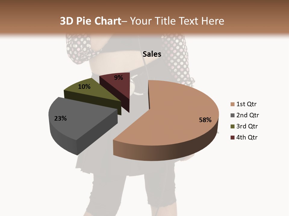 Music Vertical Child PowerPoint Template