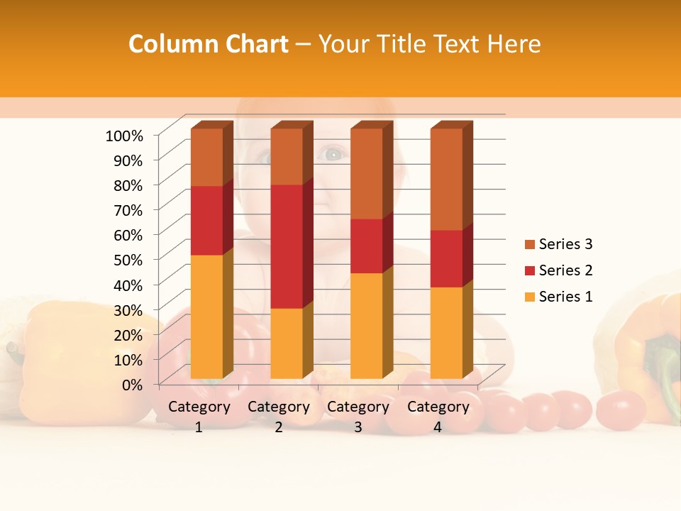 Ingredients Eating Fruit PowerPoint Template