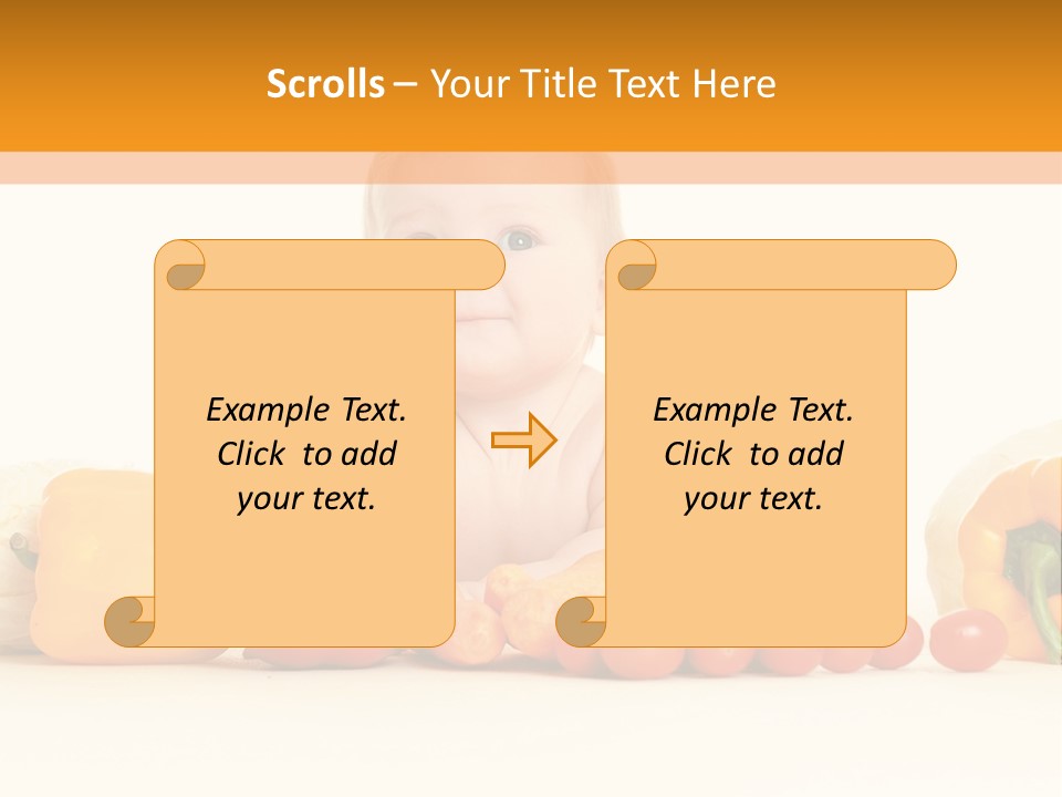 Ingredients Eating Fruit PowerPoint Template