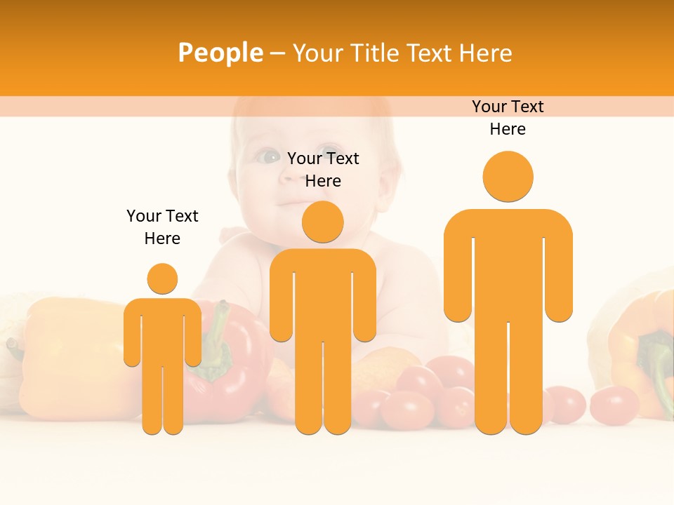 Ingredients Eating Fruit PowerPoint Template