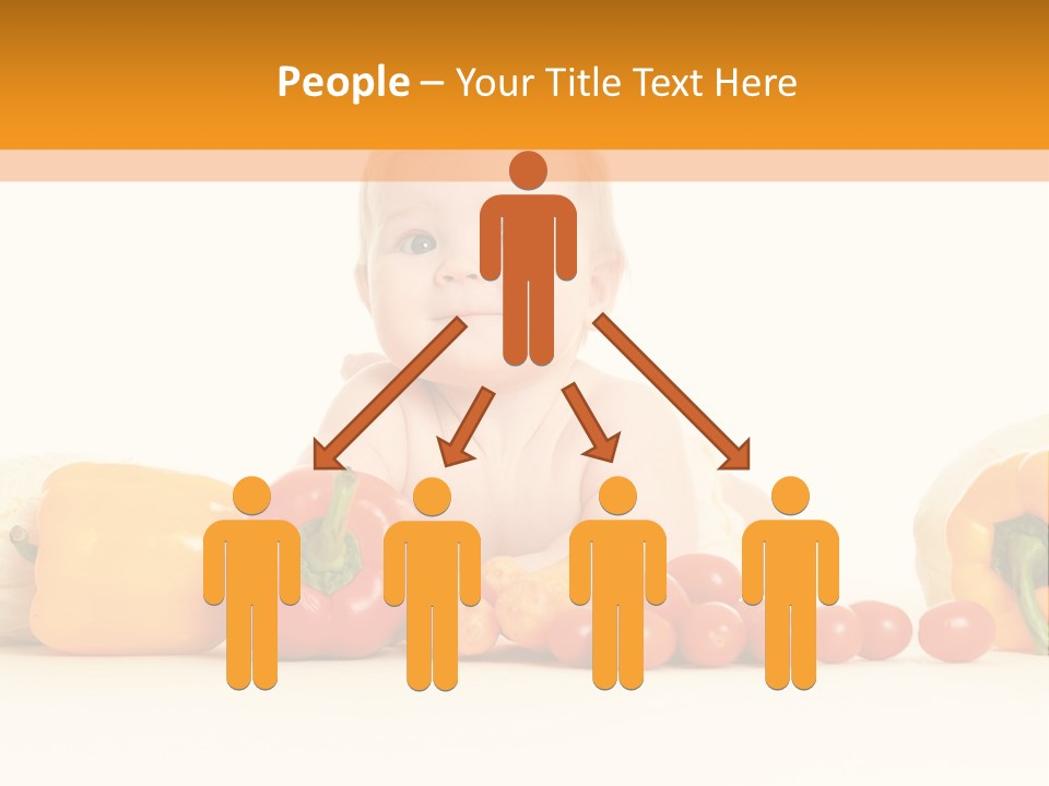 Ingredients Eating Fruit PowerPoint Template