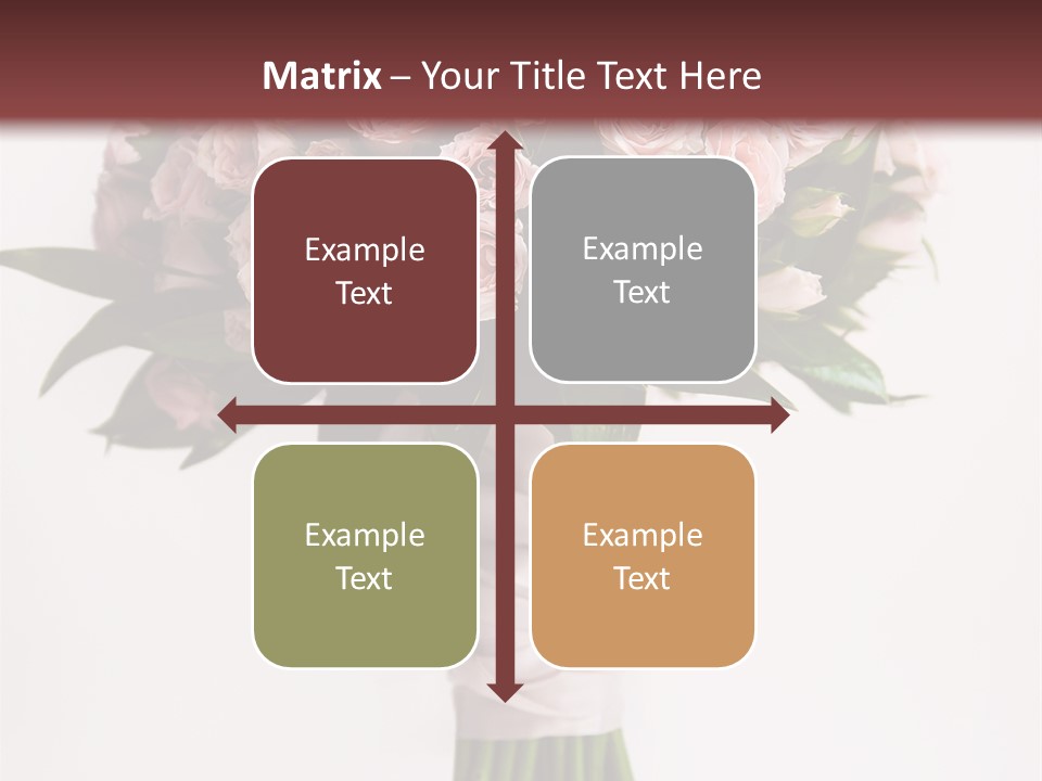 Decoration Bloom Veil PowerPoint Template