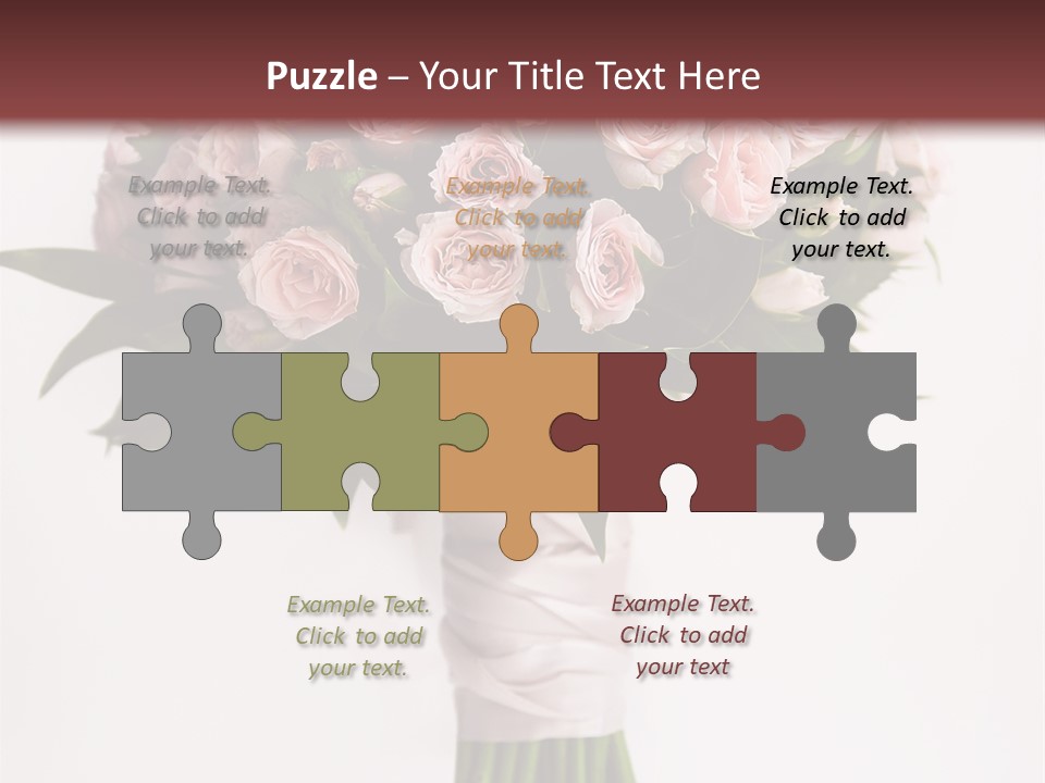 Decoration Bloom Veil PowerPoint Template