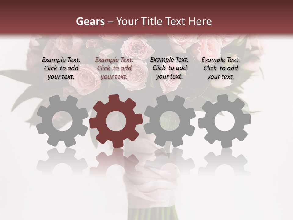 Decoration Bloom Veil PowerPoint Template