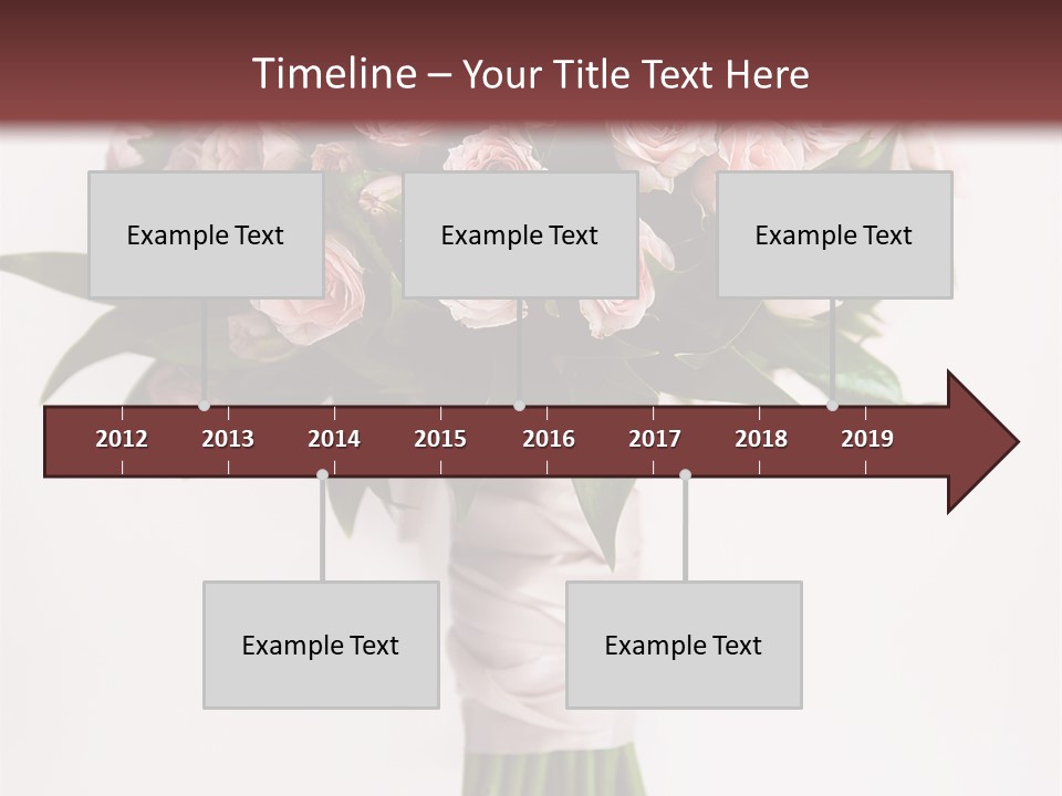 Decoration Bloom Veil PowerPoint Template