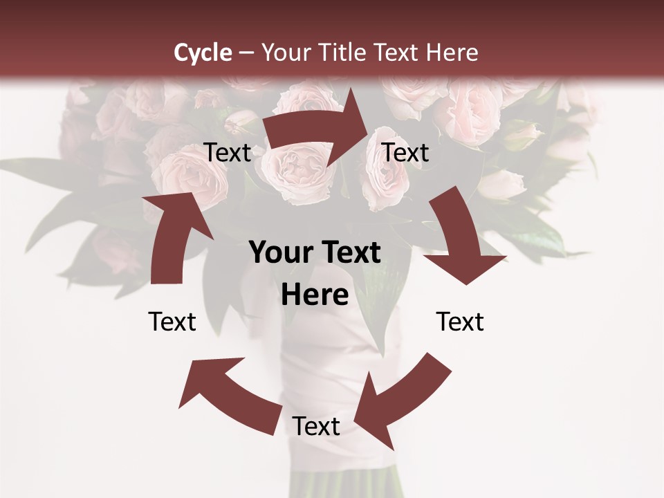 Decoration Bloom Veil PowerPoint Template