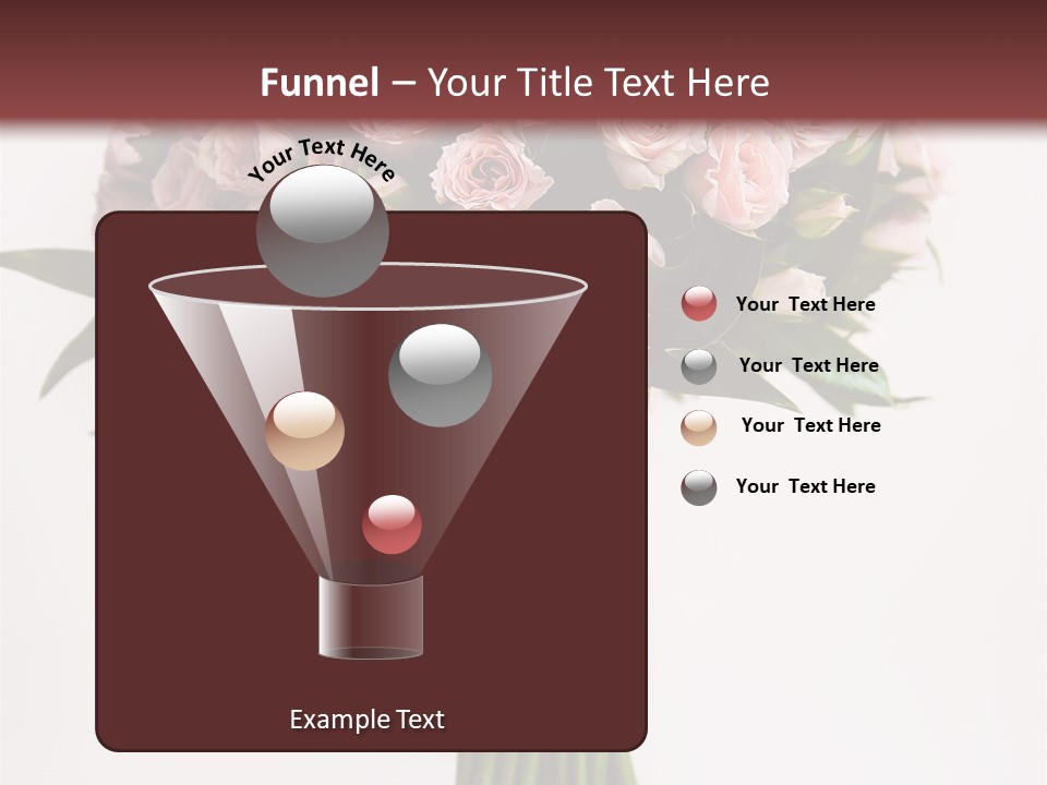 Decoration Bloom Veil PowerPoint Template