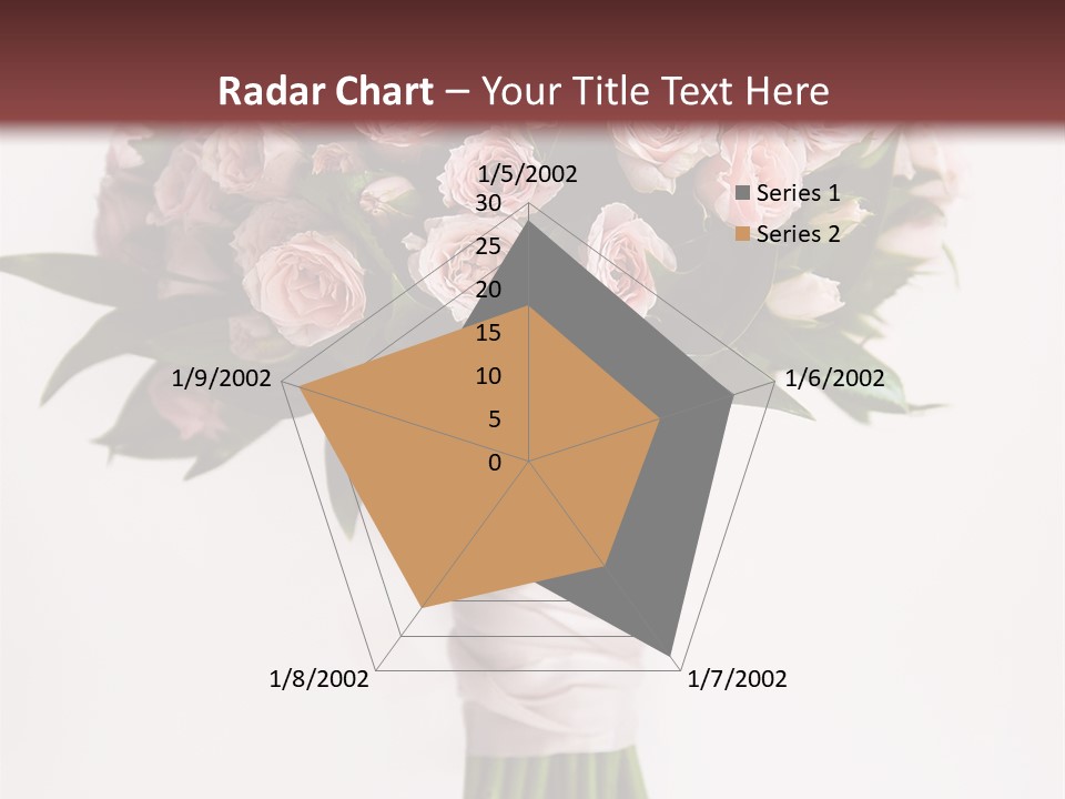 Decoration Bloom Veil PowerPoint Template
