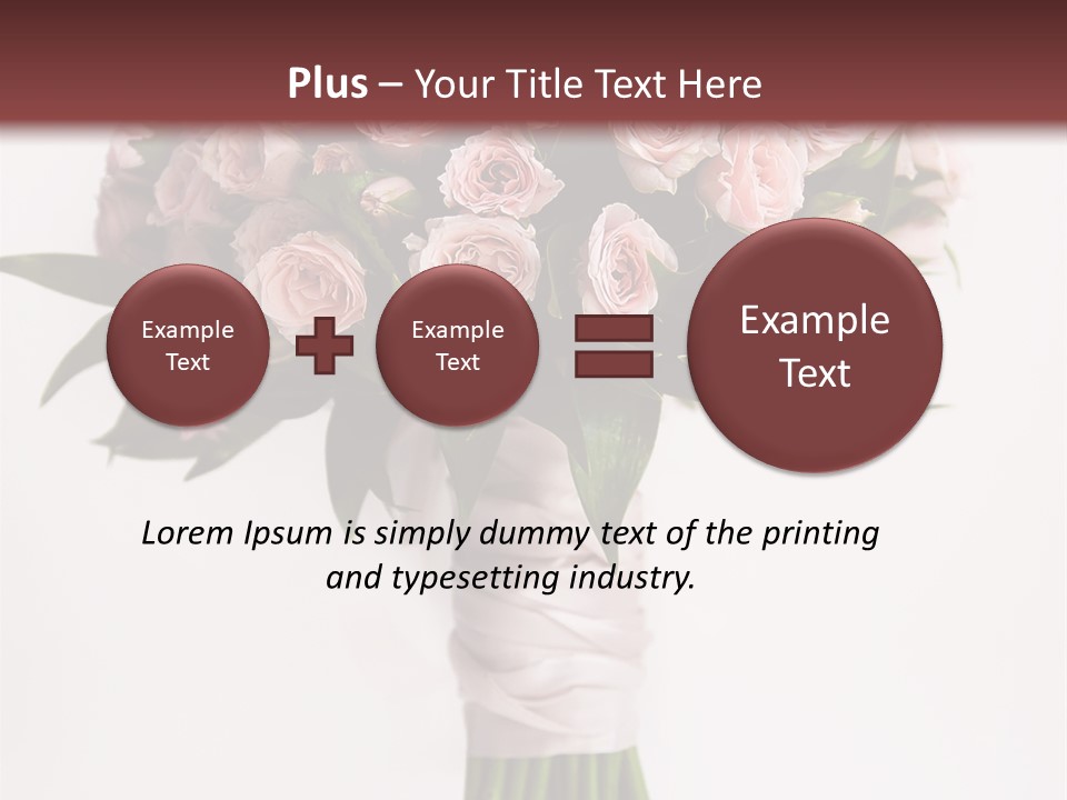Decoration Bloom Veil PowerPoint Template
