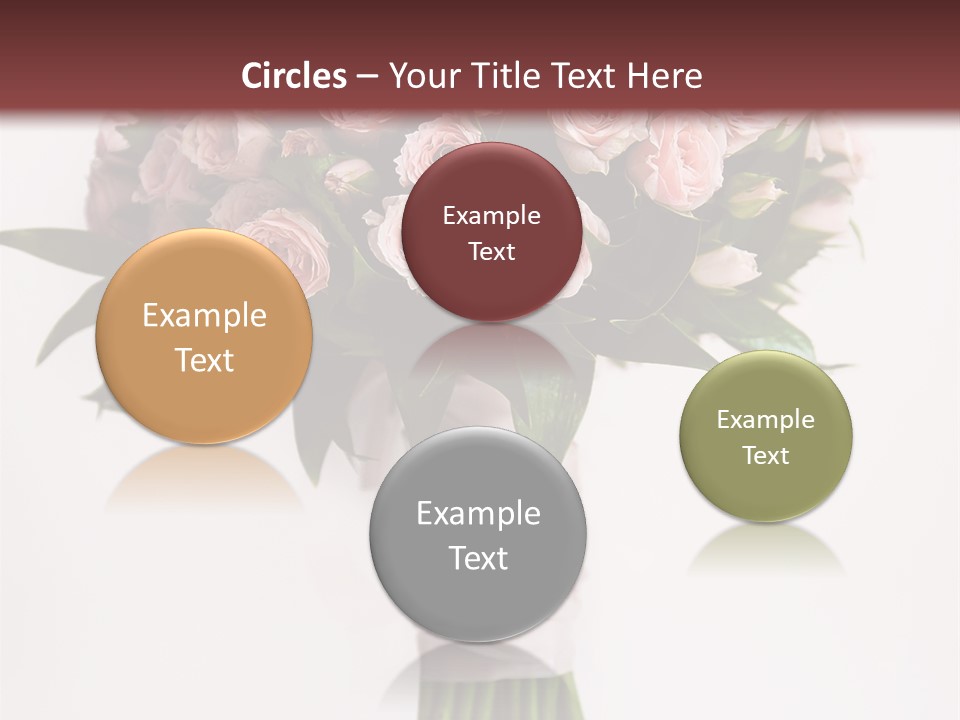 Decoration Bloom Veil PowerPoint Template