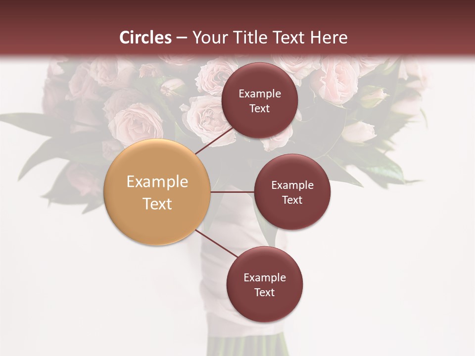 Decoration Bloom Veil PowerPoint Template