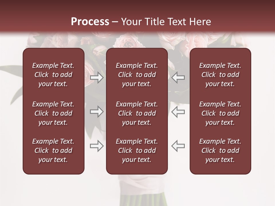 Decoration Bloom Veil PowerPoint Template