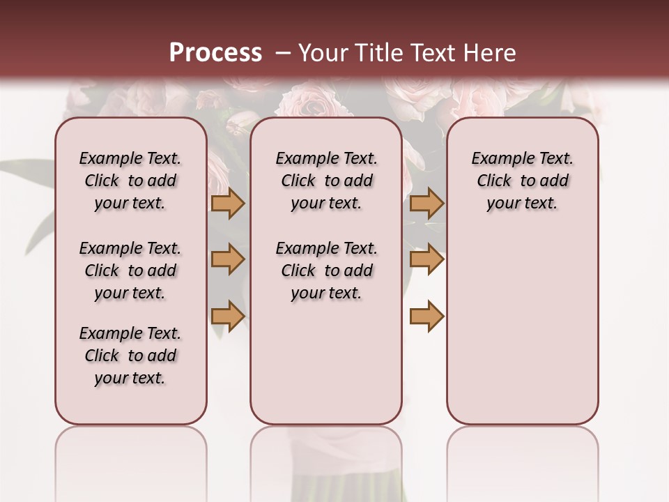Decoration Bloom Veil PowerPoint Template