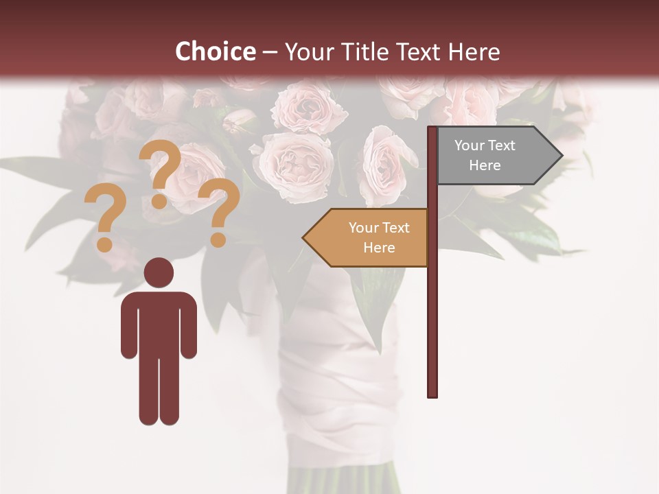 Decoration Bloom Veil PowerPoint Template