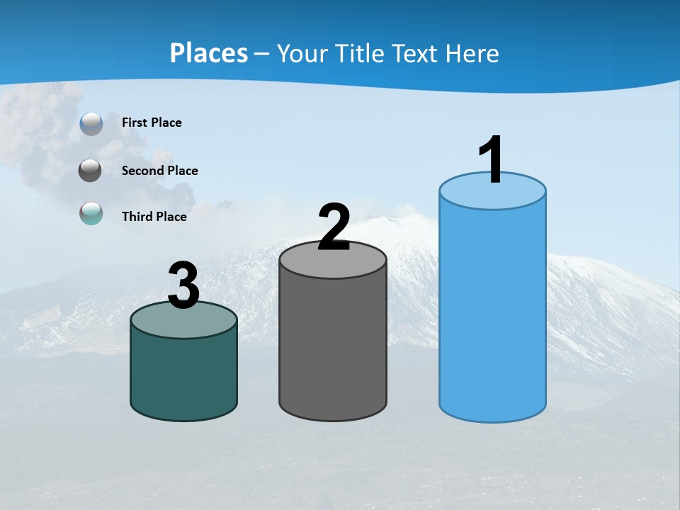 Woods Erupting Land PowerPoint Template