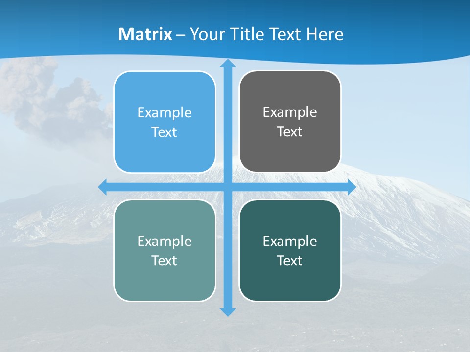 Woods Erupting Land PowerPoint Template