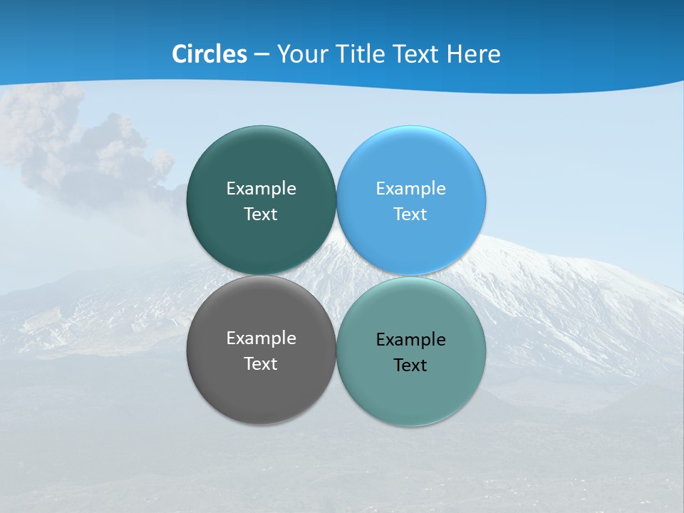 Woods Erupting Land PowerPoint Template