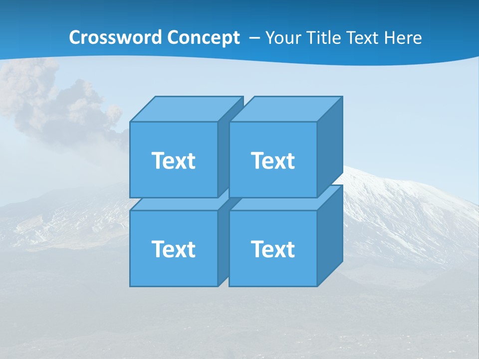 Woods Erupting Land PowerPoint Template