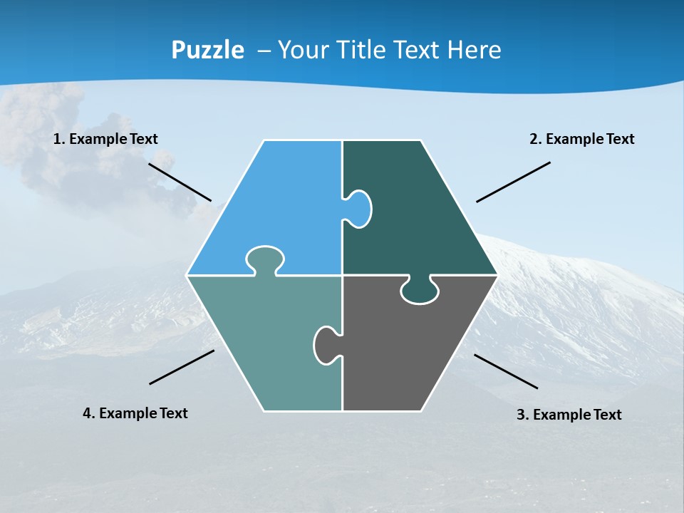 Woods Erupting Land PowerPoint Template