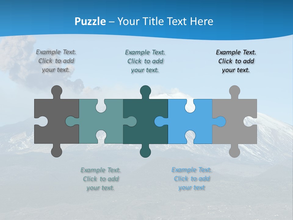 Woods Erupting Land PowerPoint Template