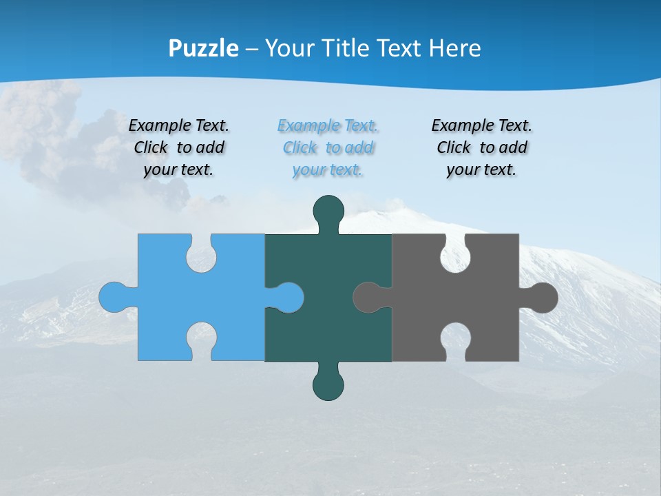 Woods Erupting Land PowerPoint Template