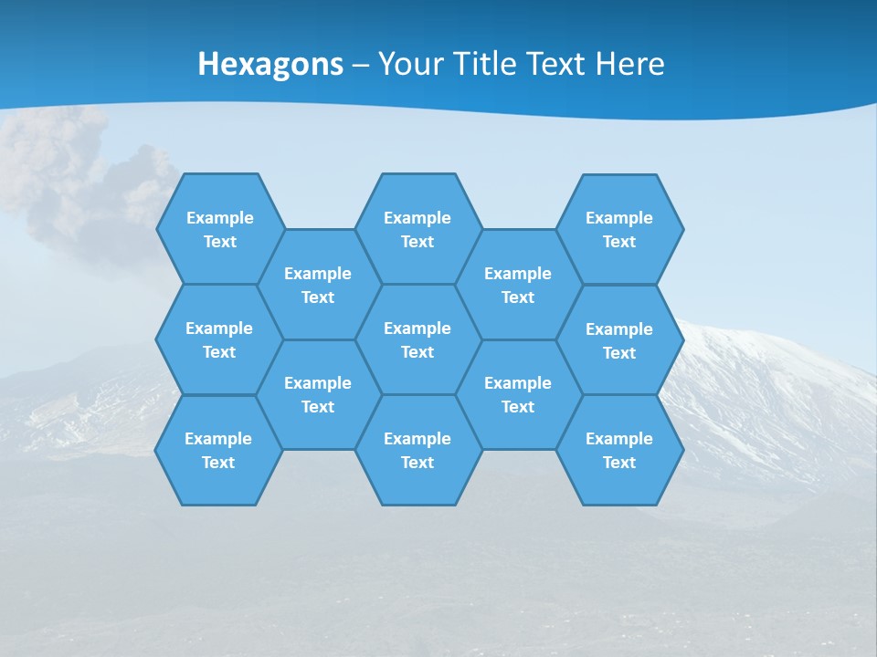 Woods Erupting Land PowerPoint Template