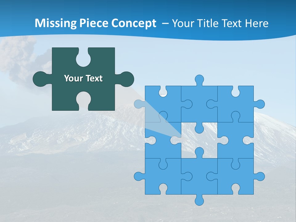 Woods Erupting Land PowerPoint Template