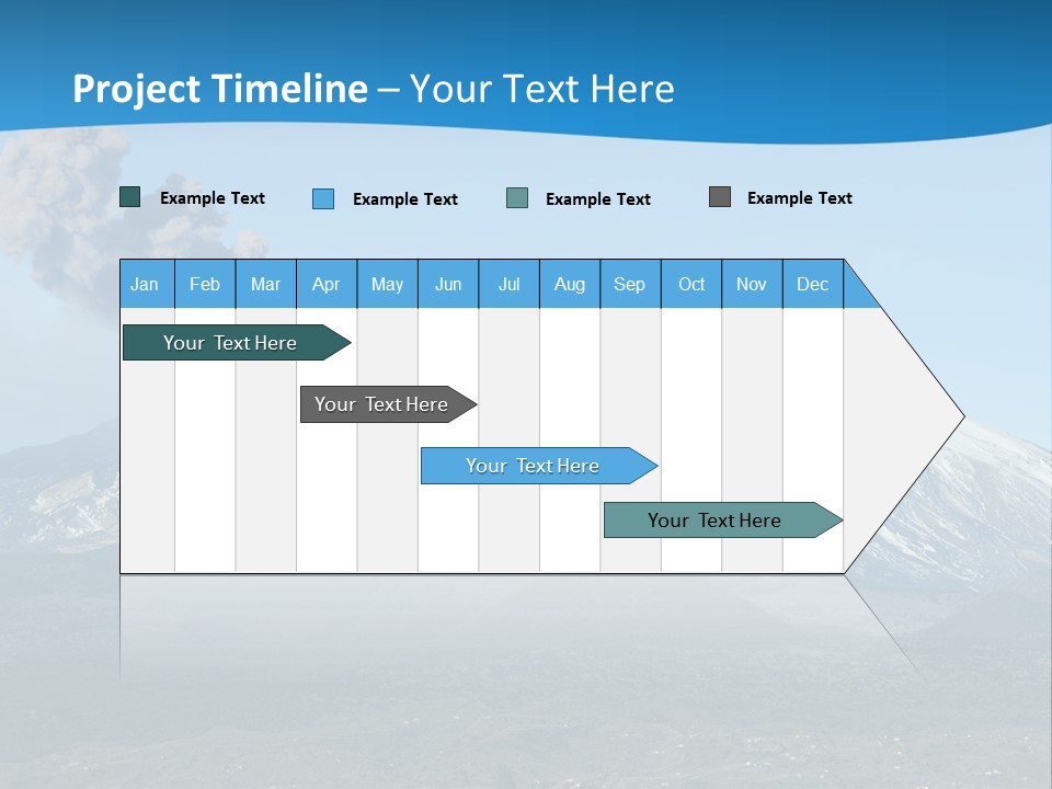 Woods Erupting Land PowerPoint Template
