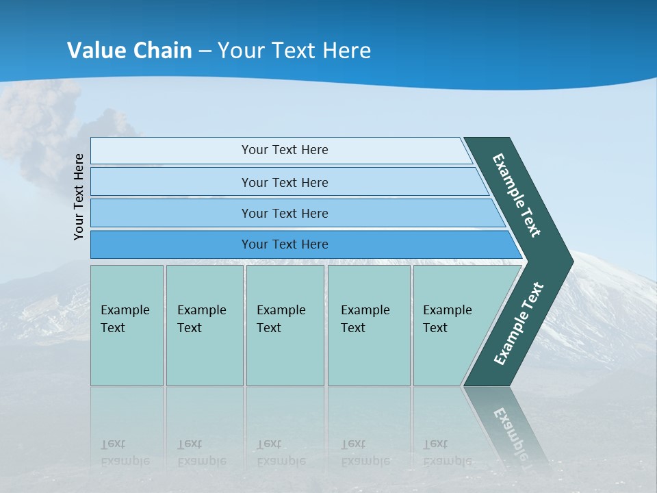 Woods Erupting Land PowerPoint Template