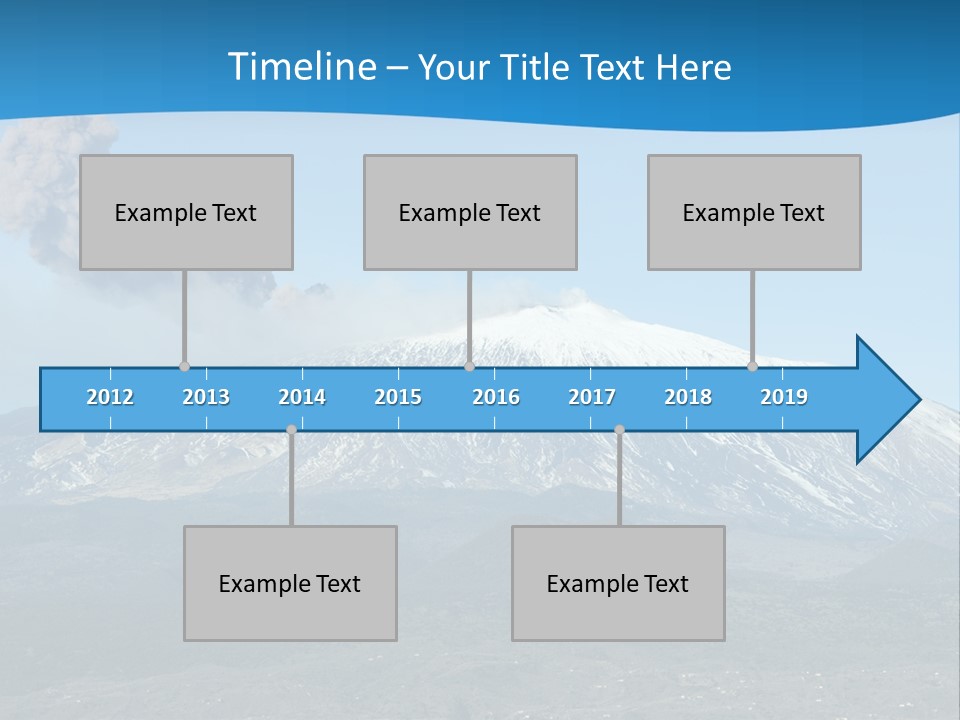 Woods Erupting Land PowerPoint Template