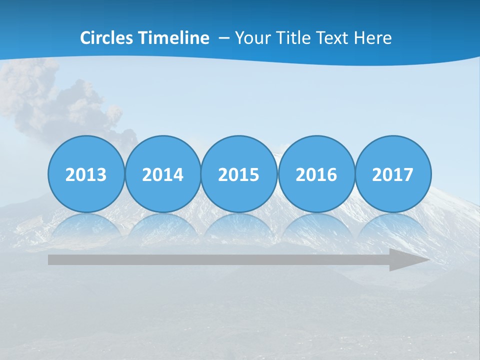 Woods Erupting Land PowerPoint Template