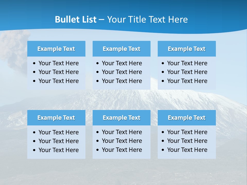 Woods Erupting Land PowerPoint Template