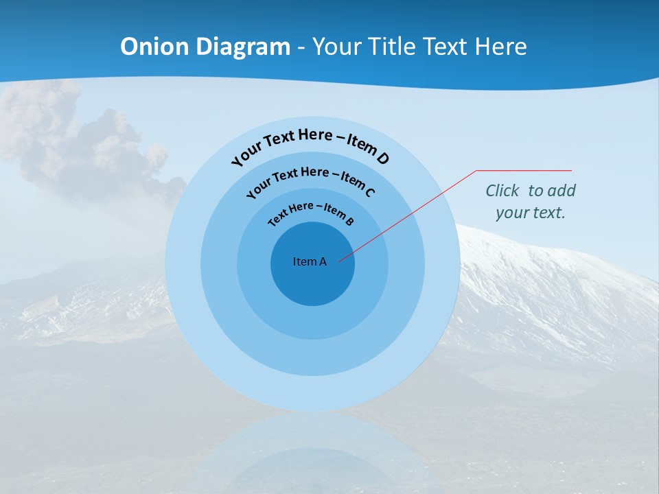 Woods Erupting Land PowerPoint Template