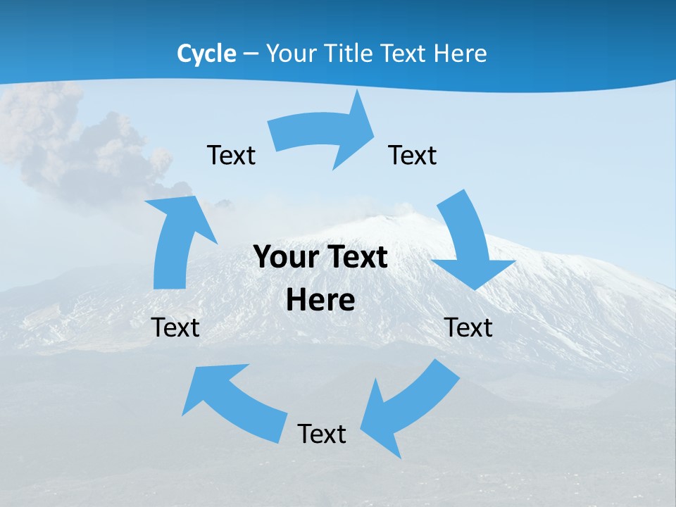 Woods Erupting Land PowerPoint Template