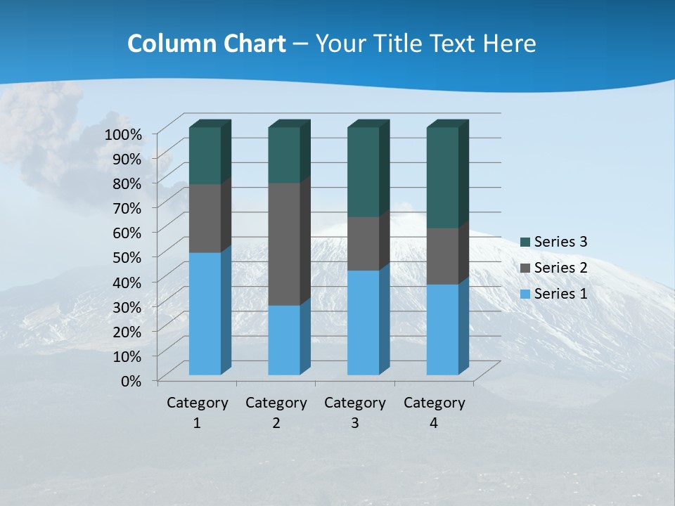 Woods Erupting Land PowerPoint Template