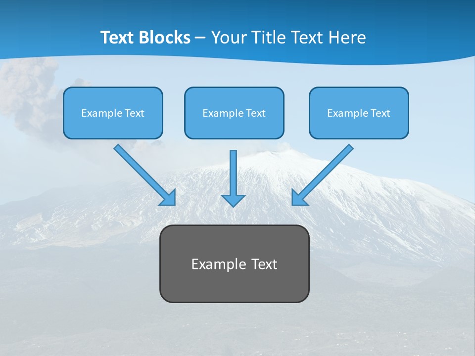 Woods Erupting Land PowerPoint Template