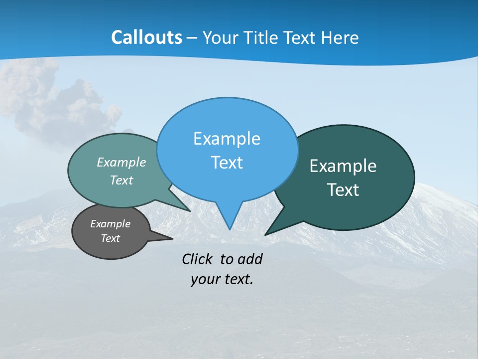 Woods Erupting Land PowerPoint Template
