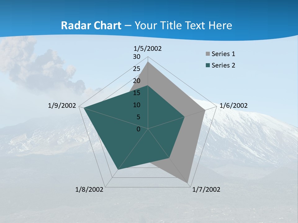 Woods Erupting Land PowerPoint Template