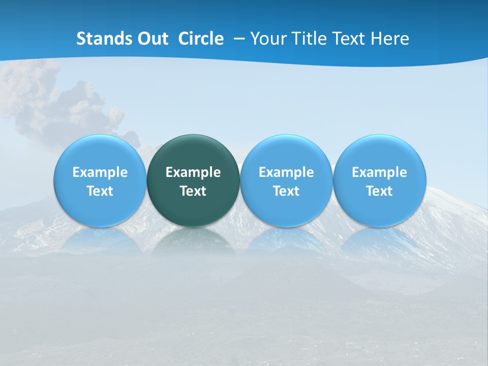 Woods Erupting Land PowerPoint Template