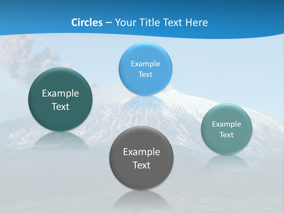 Woods Erupting Land PowerPoint Template
