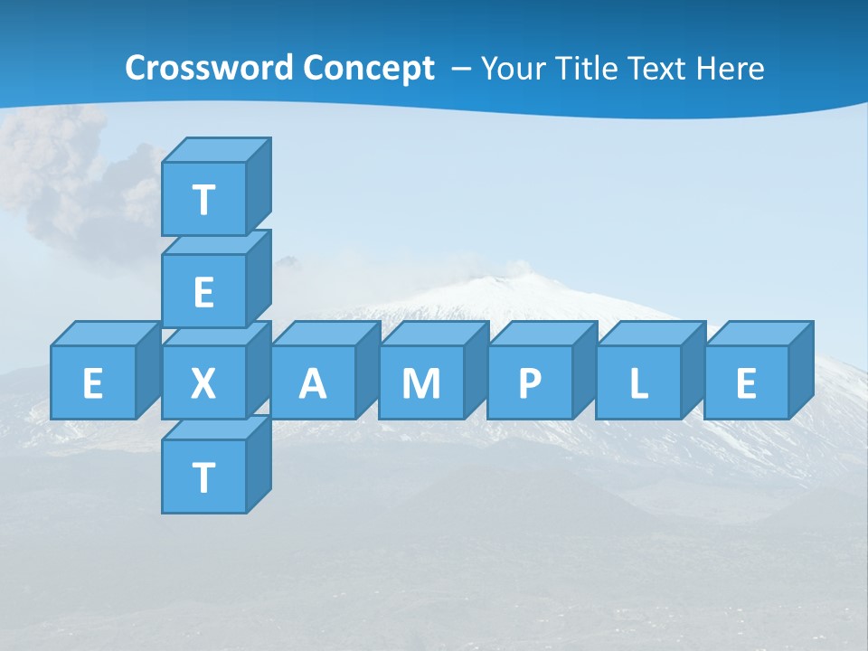 Woods Erupting Land PowerPoint Template