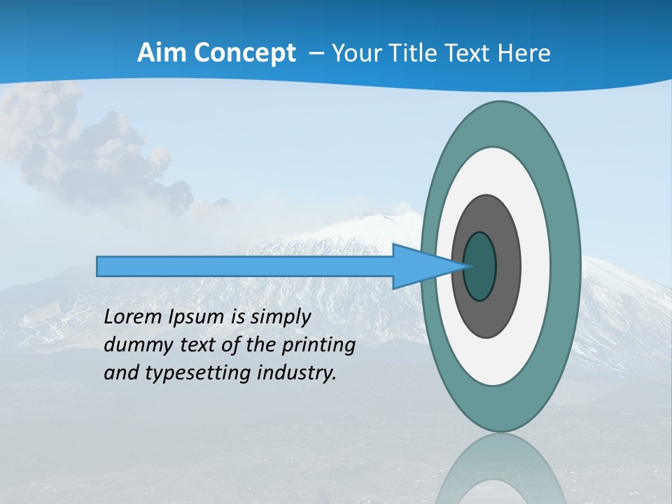 Woods Erupting Land PowerPoint Template
