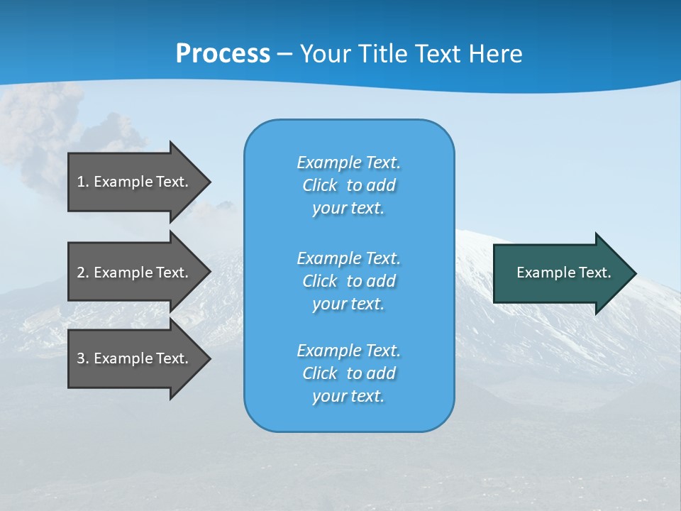 Woods Erupting Land PowerPoint Template