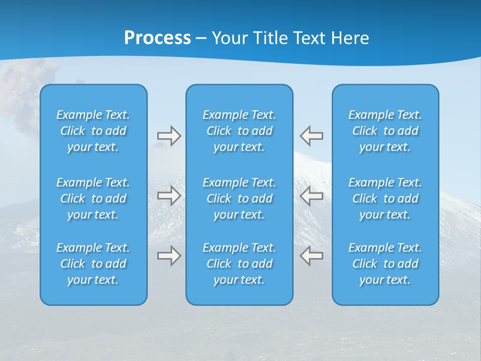 Woods Erupting Land PowerPoint Template