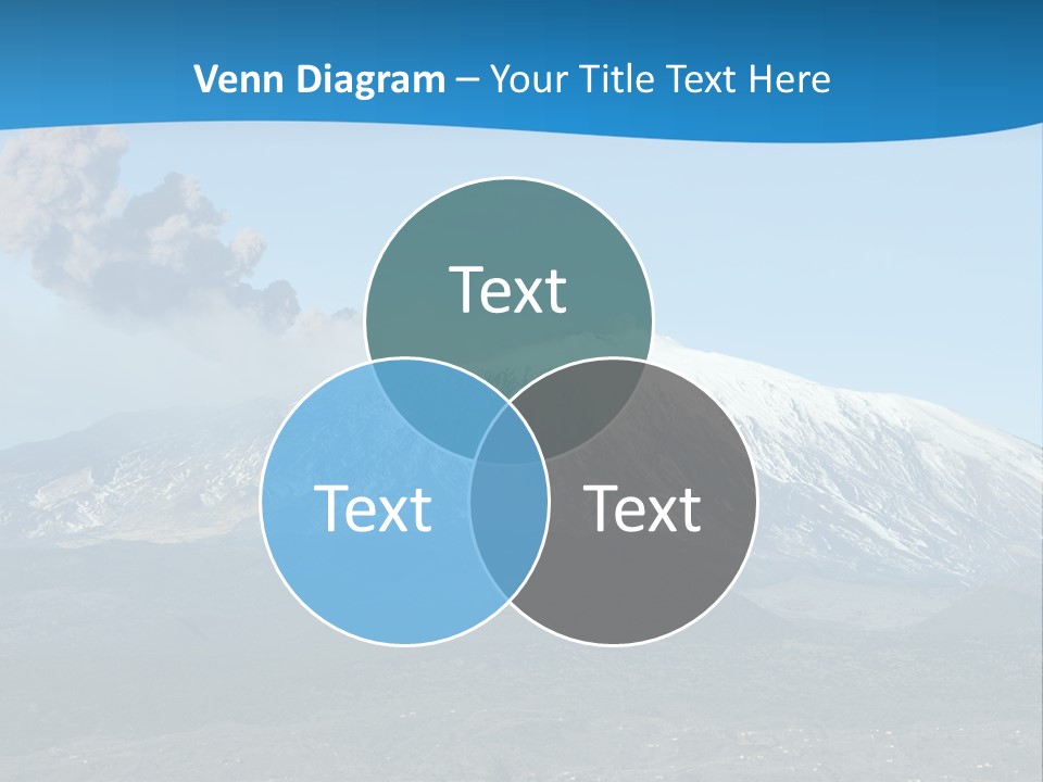 Woods Erupting Land PowerPoint Template